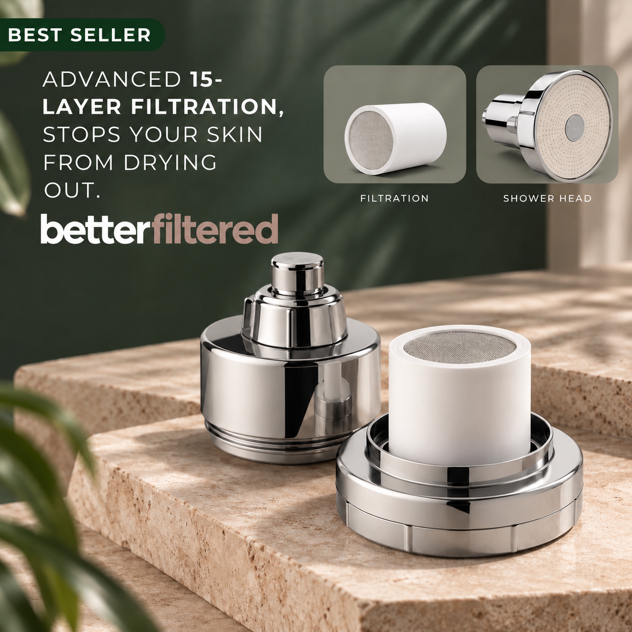 BetterFiltered Showerhead